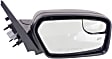 2011 Ford Fusion - Driver and Passenger Side Mirror, Power Adjust, Heated, Textured Black, Non-Folding, No Signal Light, With Blind Spot Glass, No Memory, With Puddle Light, No Auto-Dimming