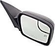 2012 Ford Fusion SE - Driver and Passenger Side Mirror, Power Adjust, Heated, Paintable, Non-Folding, No Signal Light, With Blind Spot Glass, No Memory, With Puddle Light, No Auto-Dimming