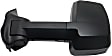 Driver and Passenger Side Towing Mirrors, Manual Adjust, Non-Heated, Textured Black, Manual Folding, No Signal Light, No Puddle Light, Single Arm, Fits Configurations with 4-Bolt Mirror Only