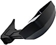 Driver and Passenger Side Towing Mirrors, Manual Adjust, Non-Heated, Textured Black, Manual Folding, No Signal Light, No Puddle Light, Single Arm, Fits Configurations with 4-Bolt Mirror Only