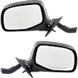 Driver and Passenger Side Mirror, Power Adjust, Non-Heated, Manual Folding, Chrome, No Signal Light, No Memory, No Puddle Light, No Auto-Dimming, No Blind Spot Feature, Paddle Style