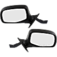 Driver and Passenger Side Mirror, Manual Adjust, Non-Heated, Manual Folding, Chrome, No Signal Light, No Memory, No Puddle Light, No Auto-Dimming, No Blind Spot Feature, Paddle Style