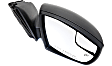 2014 Ford Focus - Driver and Passenger Side Mirror, Power Adjust, Heated, Paintable, Manual Folding, In-housing Signal Light, With Blind Spot Glass, No Memory, With Puddle Light, No Auto-Dimming, Hatchback