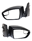 Driver and Passenger Side Mirrors, Power Adjust, Manual Folding, Heated, Textured Black, No Signal Light, No Memory, No Puddle Light, No Auto-Dimming, No Blind Spot Feature