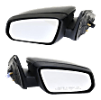 Driver and Passenger Side Mirrors, Power Adjust, Manual Folding, Non-Heated, Paintable, No Signal Light, No Memory, No Puddle Light, No Auto-Dimming, No Blind Spot Feature