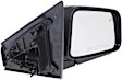 Driver and Passenger Side Mirrors, Power Adjust, Manual Folding, Heated, Paintable, No Signal Light, With memory, With Puddle Light, No Auto-Dimming, No Blind Spot Feature