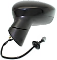 2011-2019 Ford Fiesta - Driver and Passenger Side Mirrors, Power, Manual Folding, Non-Heated, Paintable, No Signal Light, No Memory, No Puddle Light, No Auto-Dimming, With Blind Spot Glass