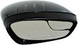 2011-2019 Ford Fiesta - Driver and Passenger Side Mirrors, Power, Manual Folding, Non-Heated, Paintable, No Signal Light, No Memory, No Puddle Light, No Auto-Dimming, With Blind Spot Glass