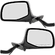Driver and Passenger Side Mirror, Power Adjust, Non-Heated, Manual Folding, Paintable, No Signal Light, No Memory, No Puddle Light, No Auto-Dimming, No Blind Spot Feature, Paddle Style
