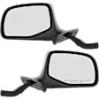 Driver and Passenger Side Mirror, Manual Adjust, Non-Heated, Manual Folding, Paintable, No Signal Light, No Memory, No Puddle Light, No Auto-Dim, No Blind Spot Feature, Paddle Style