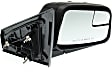 Driver and Passenger Side Mirror, Power Adjust, Non-Heated, Manual Folding, Paintable, No Signal Light, No Memory, No Puddle Light, No Auto-Dim, With Blind Spot Glass