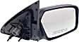 2010-2012 Ford Fusion - Driver and Passenger Side Non-Towing Mirrors, Power, Non-Folding, Heated, With 1 Paintable and 1 Textured Black Cap, No Signal Light, No Memory, With Puddle Light, No Auto-Dimming