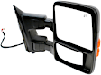 Towing Mirror, Power Adjust, Heated, Power Folding, Textured Black, In-housing Signal Light, No Memory, No Puddle Light, No Auto-Dim, With Blind Spot Glass