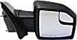 Driver and Passenger Side Mirror, Power Adjust, Non-Heated, Manual Folding, Textured Black, No Signal Light, No Memory, No Puddle Light, No Auto-Dimming, With Blind Spot Glass