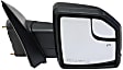 Driver and Passenger Side Mirror, Power Adjust, Heated, Manual Folding, Textured Black, In-housing Signal Light, Without Memory Recall, With Puddle Light, No Auto-Dimming, Without Blind Spot Monitor