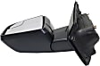 Driver and Passenger Side Mirrors, Power, Heated, Manual Folding, Textured Black, No Puddle Light, with Blind Spot Glass, Ambient Air Temperature Sensor Not Included In Passenger Side