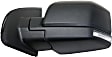 Driver and Passenger Side Mirrors, Power, Heated, Manual Folding, Textured Black, No Puddle Light, with Blind Spot Glass, Ambient Air Temperature Sensor Not Included In Passenger Side