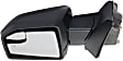 Driver and Passenger Side Mirrors, Power, Heated, Manual Folding, Textured Black, No Puddle Light, with Blind Spot Glass, Ambient Air Temperature Sensor Not Included In Passenger Side