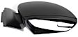 Sedan Driver and Passenger Side Mirror, Power Adjust, Non-Heated, Manual Folding, Textured Black, No Signal Light, Without Memory Recall, No Puddle Light, No Auto-Dimming, With Blind Spot Glass