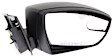 Sedan Driver and Passenger Side Mirror, Power Adjust, Non-Heated, Manual Folding, Textured Black, No Signal Light, Without Memory Recall, No Puddle Light, No Auto-Dimming, With Blind Spot Glass