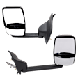 Towing Mirror, Power Adjust, Heated, Manual Folding, Paintable, No Signal Light, No Memory, No Puddle Light, No Auto-Dim, With Blind Spot Glass