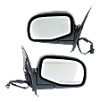 Driver and Passenger Side Mirrors, Power Adjust, Manual Folding, Non-Heated, Textured Black, No Signal Light, No Memory, No Puddle Light, No Auto-Dimming, No Blind Spot Feature