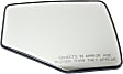 Driver and Passenger Side Mirror Glass, Non-Heated, Non-Towing, With backing plate, Includes (2) Mirror Glasses