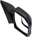 Driver and Passenger Side Mirror, Power Adjust, Heated, Power Folding, Paintable, In-housing Signal Light, With Memory, With Puddle Light, No Auto-Dimming, With Blind Spot Glass