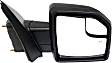 Driver and Passenger Side Mirror, Power Adjust, Heated, Power Folding, Paintable, In-housing Signal Light, With Memory, With Puddle Light, No Auto-Dimming, With Blind Spot Glass