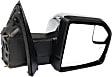 2015 Ford F-150 - Driver and Passenger Side Mirror, Power Adjust, Heated, Chrome, Power Folding, In-housing Signal Light, With Blind Spot Glass, With Memory, With Puddle Light, No Auto-Dimming