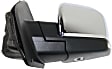 Driver and Passenger Side Mirror, Power Adjust, Heated, Power Folding, Chrome, In-housing Signal Light, With Memory, With Puddle Light, No Auto-Dim, With Blind Spot Detection in Glass