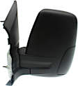 Driver and Passenger Side Mirror, Manual Adjust, Non-Heated, Manual Folding, Textured Black, No Signal Light, No Memory, No Puddle Light, No Auto-Dim, No Blind Spot Feature