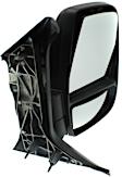 Driver and Passenger Side Mirror, Manual Adjust, Non-Heated, Manual Folding, Textured Black, No Signal Light, No Memory, No Puddle Light, No Auto-Dim, No Blind Spot Feature