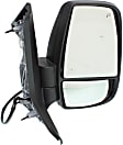 2015 Ford Transit-350 - Driver and Passenger Side Mirror,  For Models With Low Roof, Power Adjust, Heated, Textured Black, Manual Folding, In-housing Signal Light, No Blind Spot Feature, Without Memory Recall, No Puddle Light, No Auto-Dimming, Standard Pas