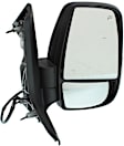 2015 Ford Transit-350 - Driver and Passenger Side Mirror,  For Models With Low Roof, Power Adjust, Heated, Textured Black, Manual Folding, In-housing Signal Light, No Blind Spot Feature, Without Memory Recall, No Puddle Light, No Auto-Dimming, Standard Pas