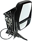 2015 Ford Transit-250 - Driver and Passenger Side Mirror, For Models With Medium or High Roof, Power Adjust, Non-Heated, Textured Black, Manual Folding, No Signal Light, No Blind Spot Feature, No Memory, No Puddle Light, No Auto-Dimming