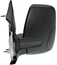 2015 Ford Transit-350 - Driver and Passenger Side Mirror, For Models With Medium or High Roof, Manual Adjust, Non-Heated, Textured Black, Manual Folding, No Signal Light, No Blind Spot Feature, No Memory, No Puddle Light, No Auto-Dimming