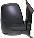 2015 Ford Transit-350 - Driver and Passenger Side Mirror, For Models With Medium or High Roof, Manual Adjust, Non-Heated, Textured Black, Manual Folding, No Signal Light, No Blind Spot Feature, No Memory, No Puddle Light, No Auto-Dimming