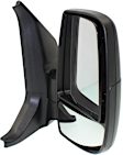 2015 Ford Transit-350 - Driver and Passenger Side Mirror, For Models With Medium or High Roof, Manual Adjust, Non-Heated, Textured Black, Manual Folding, No Signal Light, No Blind Spot Feature, No Memory, No Puddle Light, No Auto-Dimming