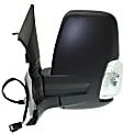 2016 Ford Transit-350 XLT - Driver and Passenger Side Mirror, For Models With Medium or High Roof, Power Adjust, Heated, Textured Black, Manual Folding, In-housing Signal Light, No Blind Spot Feature, No Memory, No Puddle Light, No Auto-Dimming