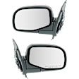 Driver and Passenger Side Mirrors, Manual Adjust, Manual Folding, Non-Heated, Textured Black, No Signal Light, No Memory, No Puddle Light, No Auto-Dimming