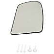 1999-2007 Ford F-250 Super Duty - Passenger Side, Upper and Lower Mirror Glass, Non-Heated, No Blind Spot Feature, Backing Plate Included