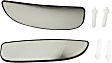 Front, Driver and Passenger Side, Lower Mirror Glass, Non-Heated, Towing, Convex, With backing plate, Includes (2) Mirror Glasses