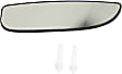 Front, Driver and Passenger Side, Lower Mirror Glass, Non-Heated, Towing, Convex, With backing plate, Includes (2) Mirror Glasses