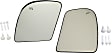 2000-2005 Ford Excursion - Driver and Passenger Side, Upper Mirror Glass, Heated, Towing, Flat, With Backing Plate, Includes (2) Mirror Glasses