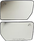2010 Ford F-150 STX - Mirror Glass Driver and Passenger Side, For Models With Power Standard Mirror, With Puddle Lamp, Heated, No Blind Spot Feature, No Signal Light