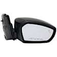 Driver and Passenger Side Mirrors, Power Adjust, Manual Folding, Heated, Paintable, No Signal Light, No Memory, No Puddle Light, No Auto-Dimming, With Blind Spot Detection in Glass