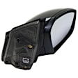 Driver and Passenger Side Mirrors, Power Adjust, Manual Folding, Heated, Paintable, No Signal Light, No Memory, No Puddle Light, No Auto-Dimming, With Blind Spot Detection in Glass