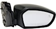 Driver and Passenger Side Mirrors, Power Adjust, Manual Folding, Heated, Paintable, In-housing Signal Light, With memory, With Puddle Light, No Auto-Dimming, With Blind Spot Detection in Glass