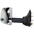 2008 Ford E-450 Super Duty Base - Driver and Passenger Side Towing Mirror, Manual Adjust, Heated, Chrome, Manual Folding, In-housing Signal Light, No Blind Spot Feature, No Memory, No Puddle Light, No Auto-Dimming